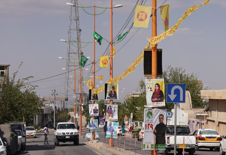 شارەوانیی سلێمانی بەردەوامە لە لێکردنەوەی پۆستەر و ڕیکلامی کاندید و لایەنە سیاسییەکان